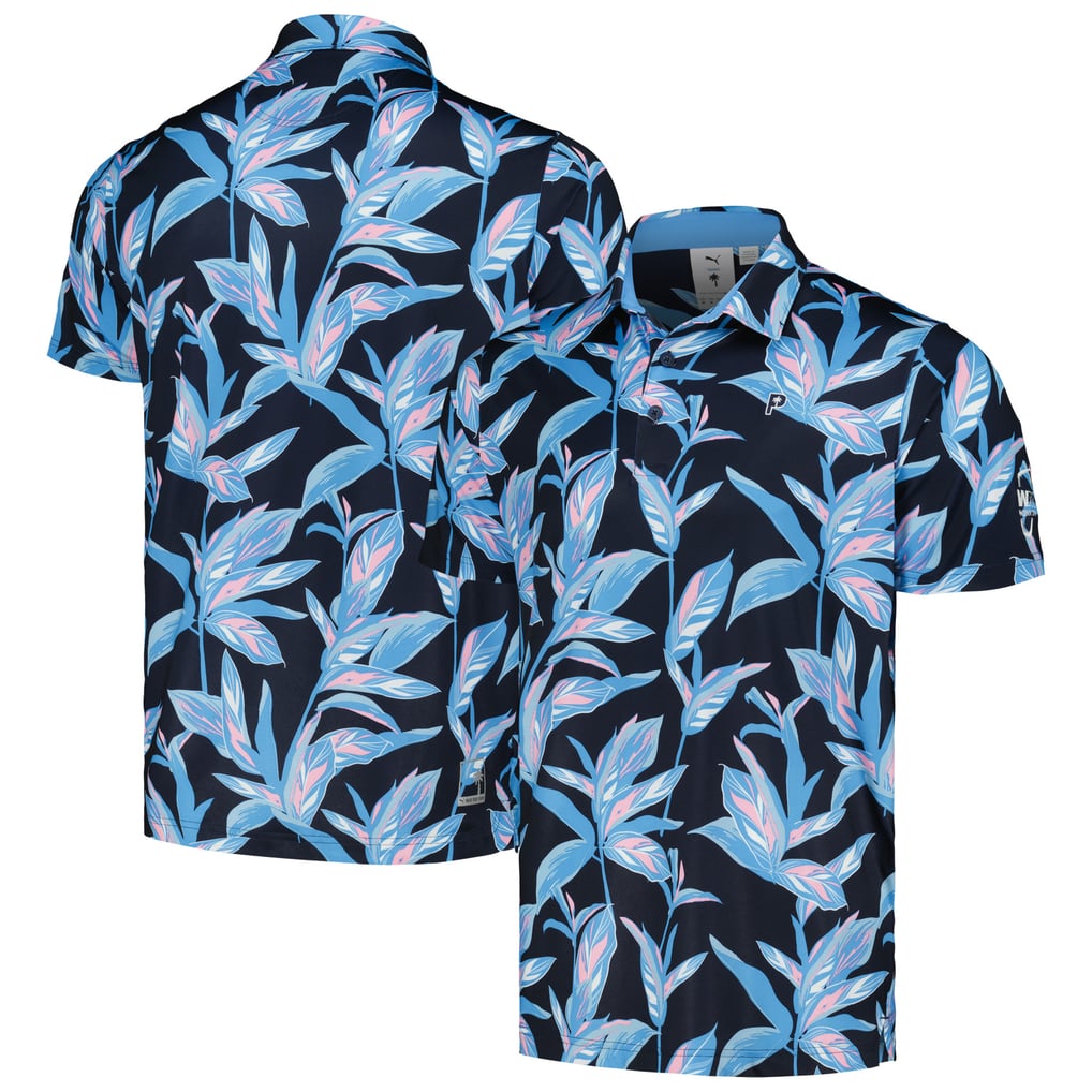 WM Phoenix Open Puma x PTC Floral MATTR Polo - Navy